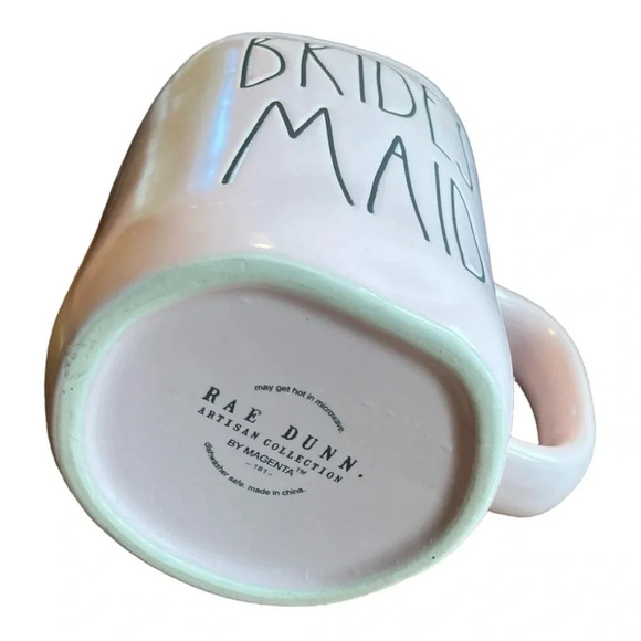 Rae Dunn by Magenta Jumbo Ceramic Pink Mug BRIDESMAID - Picture 4 of 5
